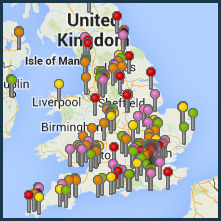 Pub Quiz Map